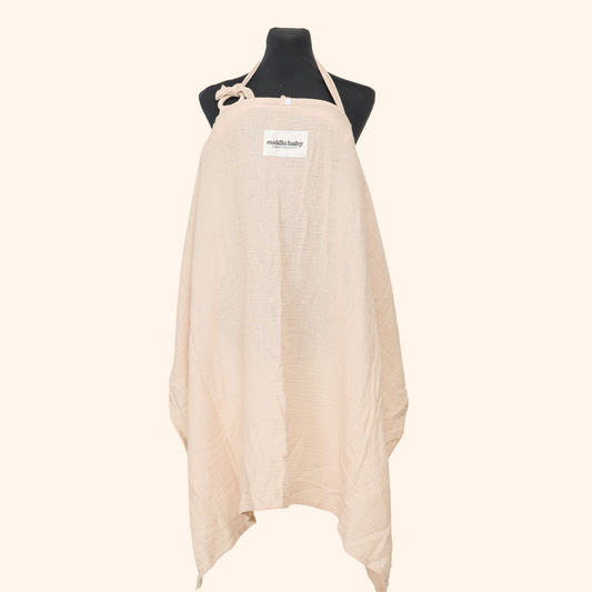 Cuddle Baby Nursing Cover with Fan - Beige