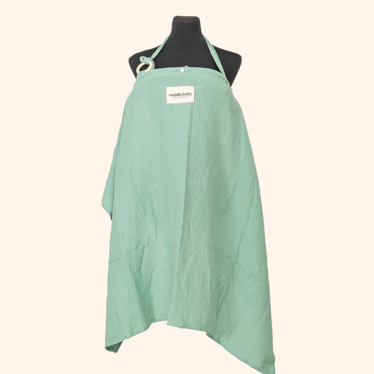 Cuddle Baby Nursing Cover with Fan - Green