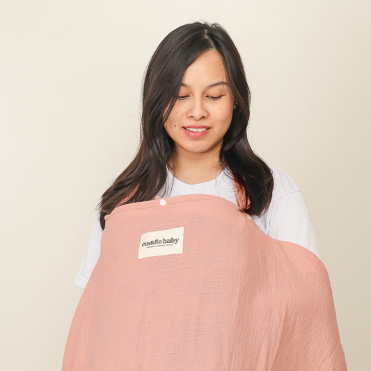 Cuddle Baby Nursing Cover with Fan - Pink