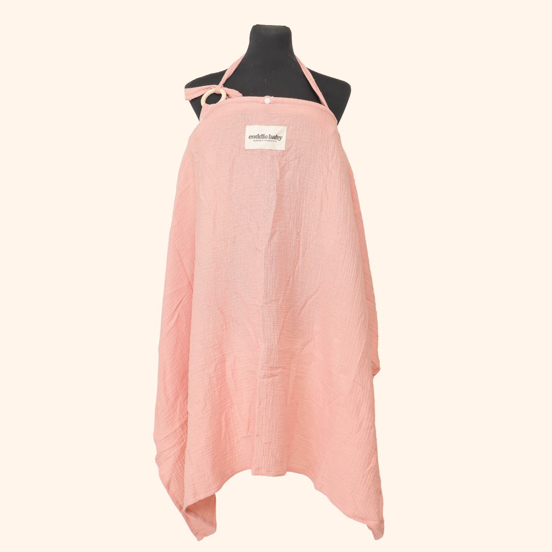 Cuddle Baby Nursing Cover with Fan - Pink