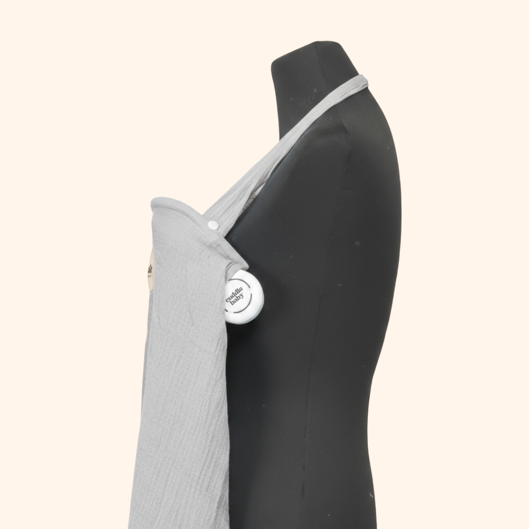 Cuddle Baby Nursing Cover with Fan - Slate Gray